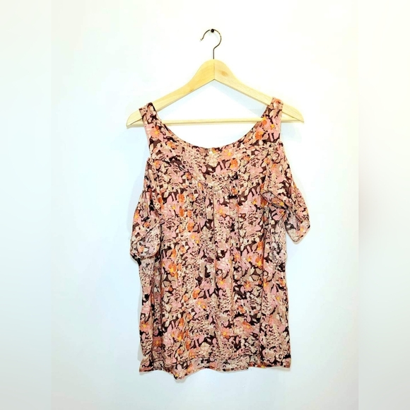 Anthropologie Maeve Hana Open-Shoulder Top - Picture 4 of 4